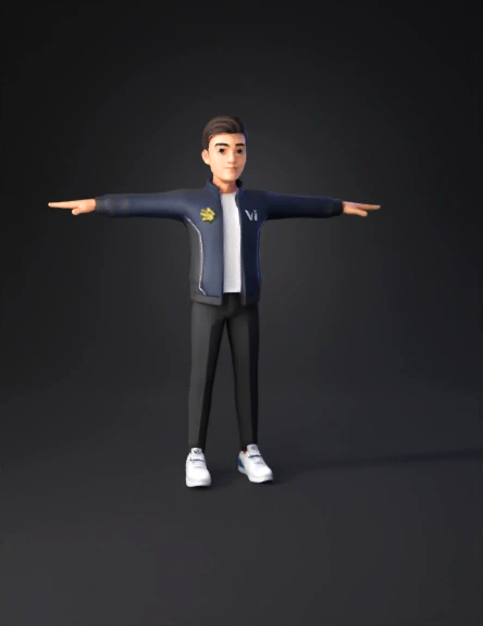 Avatar 3D model preview 3