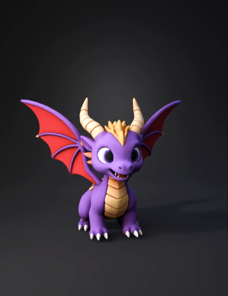 Dragon 3D model preview 2