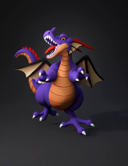 Dragon 3D model preview 3