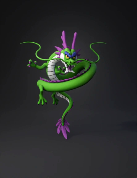 Dragon 3D model preview 4