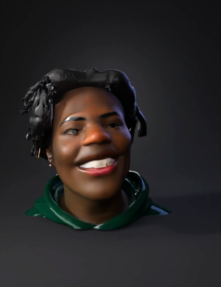 Dreadlocks 3D model preview 2