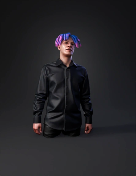 Dreadlocks 3D model preview 3