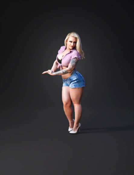Female 3D model preview 2
