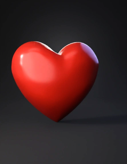 Heart 3D model preview 2