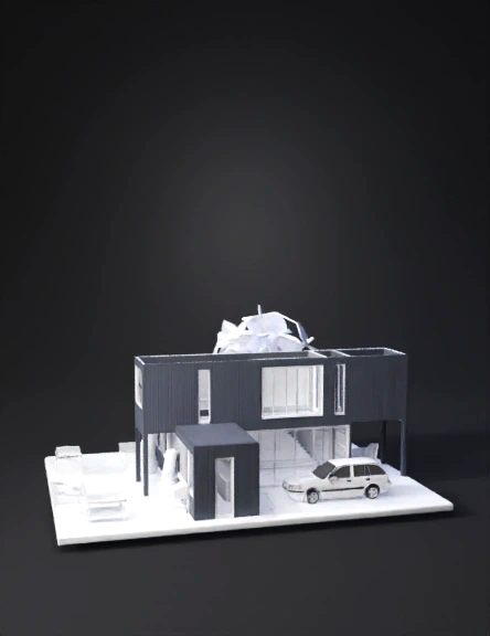 House 3D model preview 3