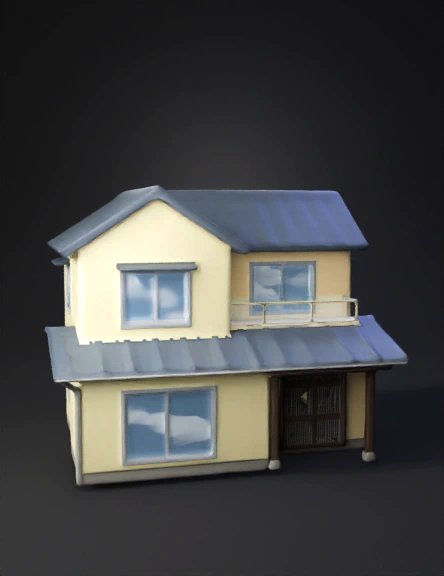House 3D model preview 4