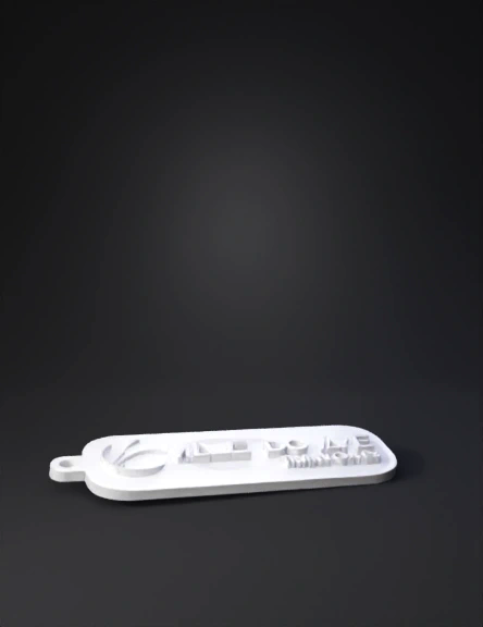 Keychain 3D model preview 1