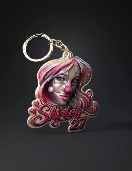 Keychain 3D model preview 4