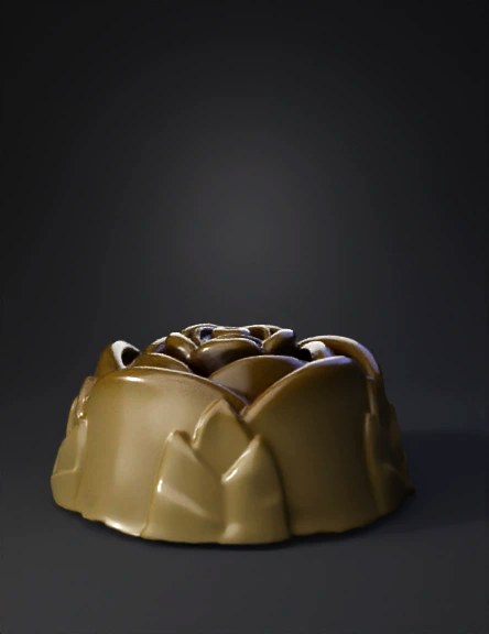Rose 3D model preview 2
