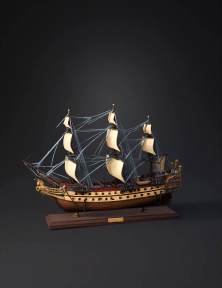Ship 3D model preview 3