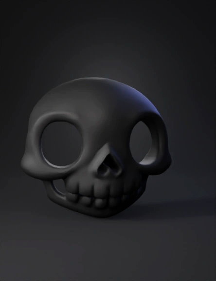 Skull 3D model preview 3