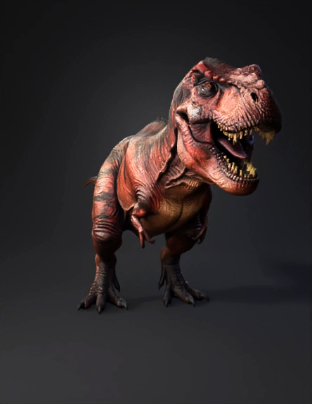 T rex 3D model preview 1
