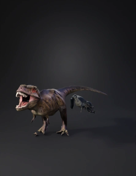 T rex 3D model preview 2