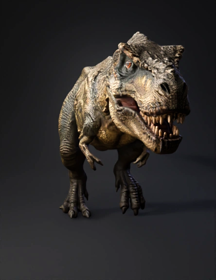 T rex 3D model preview 3